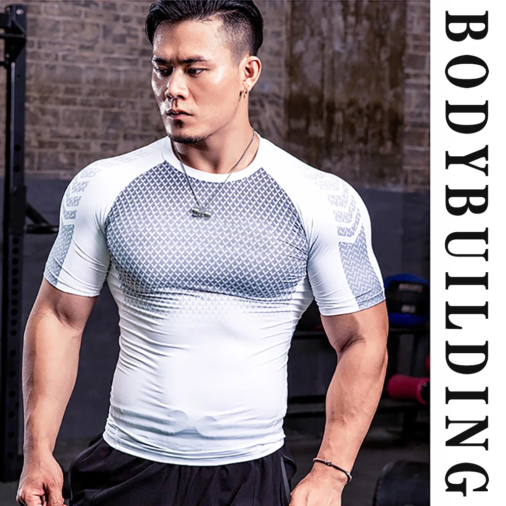 Titan spor forma erkekler spor gotik hızlı kuru sıkıştırma gömlek yaz Manga atletik gömlek Casual Tops fanila