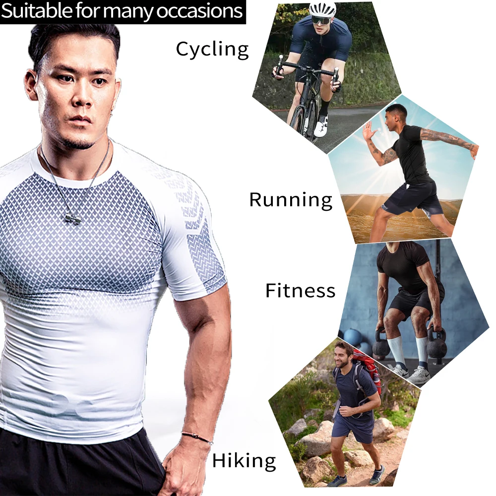 Titan spor forma erkekler spor gotik hızlı kuru sıkıştırma gömlek yaz Manga atletik gömlek Casual Tops fanila