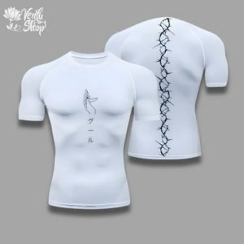 Sıkıştırma Gömlek | Tokyo Ghoul, Anime, Spor Salonu, Spor Giyim, Anime Gömlek, Kas Gömlek, Kompresyon
