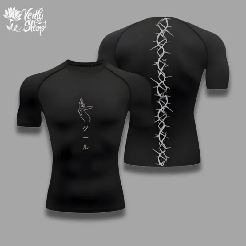 Sıkıştırma Gömlek | Tokyo Ghoul, Anime, Spor Salonu, Spor Giyim, Anime Gömlek, Kas Gömlek, Kompresyon