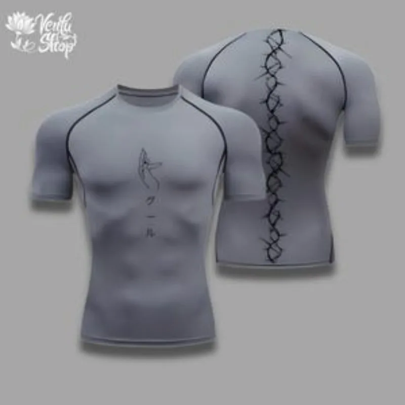 Sıkıştırma Gömlek | Tokyo Ghoul, Anime, Spor Salonu, Spor Giyim, Anime Gömlek, Kas Gömlek, Kompresyon