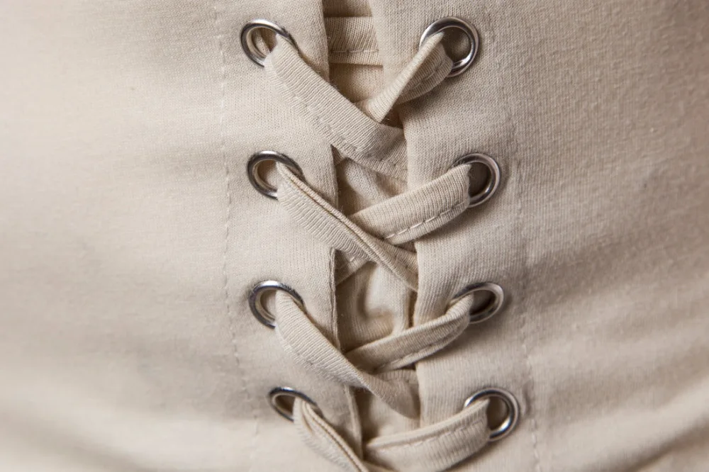 Erkekler Düzensiz Tasarım Hip Hop Punk T Gömlek Üstleri Bağlama Slim Fit Tee Gömlek Erkekler Gotik Tarzı Tee Gömlek Gece Kulübü Sahne Kostüm