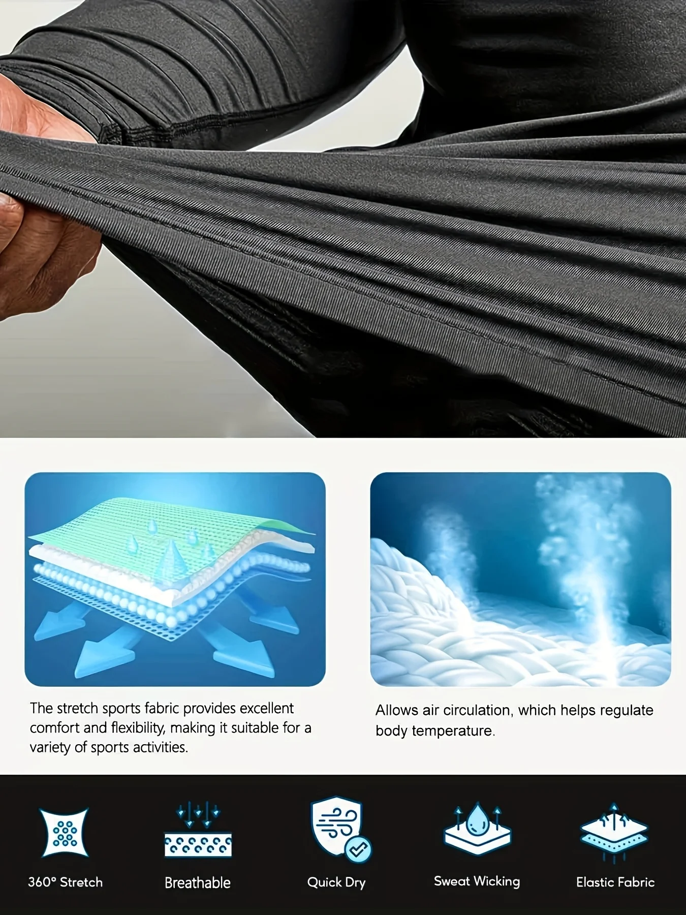 Erkek Gotik Gölge Kanatları Sıkıştırılmış Gömlek - Streç Kumaş, İşlemeli Dövme Sanatı, Fitness ve Fitness Antrenman Üstleri