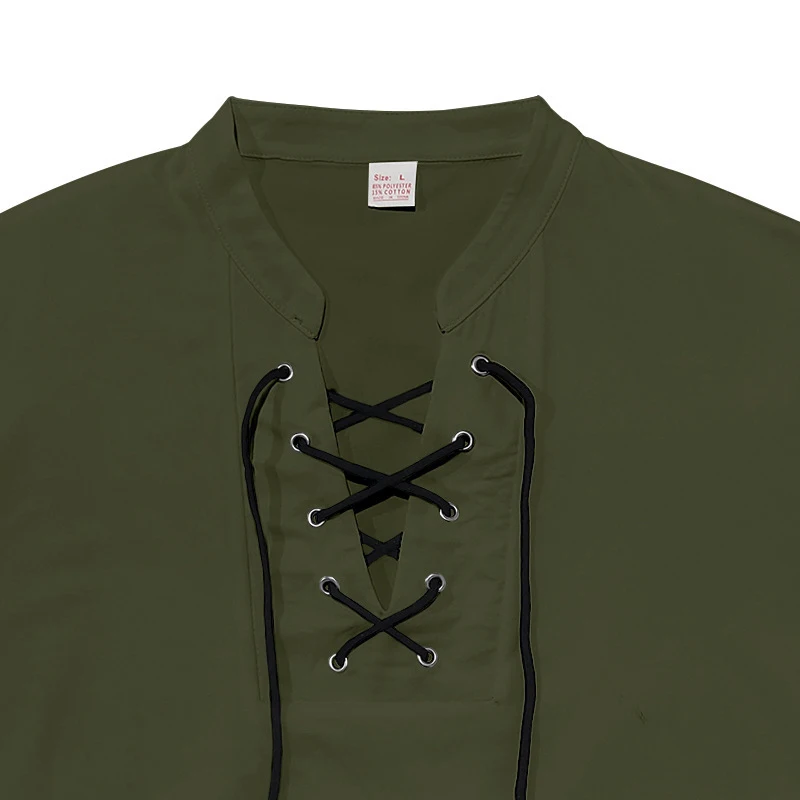 Rahat düz renk eşofman erkek yaz moda iki parçalı setleri erkekler Vintage İpli V boyun kısa kollu üstler ve pantolonlar takım elbise