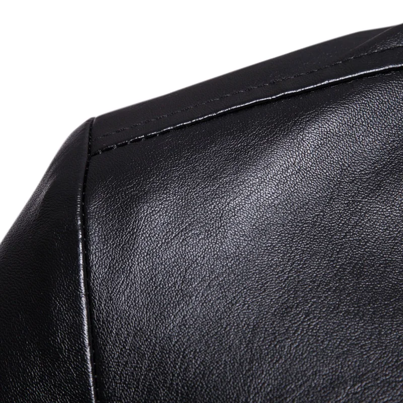 Sonbahar kış yeni moda Harajuku Faux deri ceket erkekler tüm maç katı erkek giysileri rahat gevşek hırka iş giyim