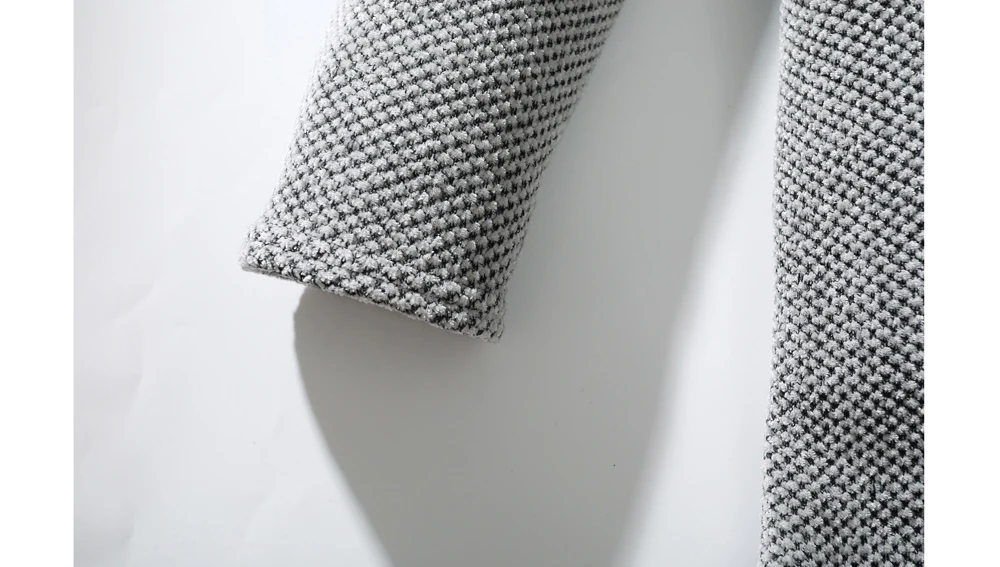 Kış erkekler kazak hırka ceketler moda erkekler polar sıcak kapşonlu kazak mont erkekler orta-uzun termal triko kazak giyim