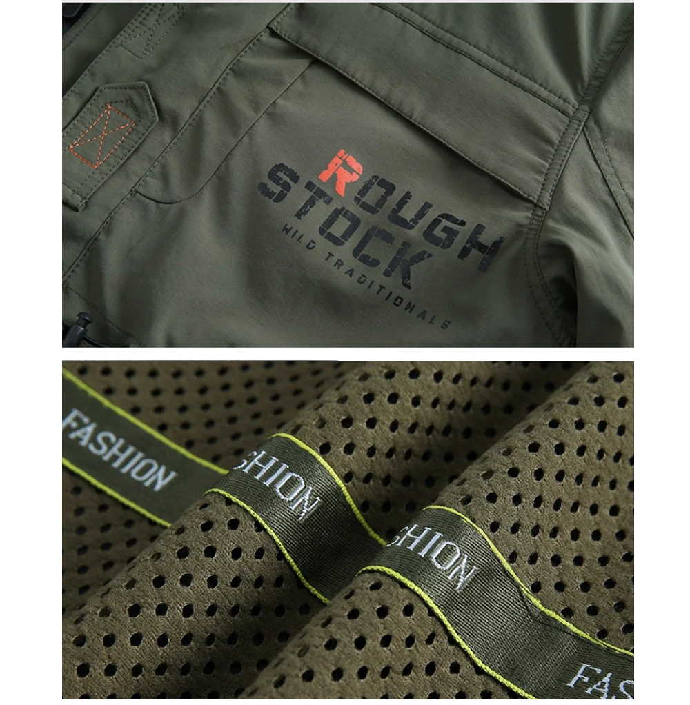 DIMUSI erkek Tırmanma Ceketler Rahat Dış Giyim erkekler Yürüyüş Rüzgarlık Kapşonlu Palto Moda Ordu Kargo Bombacı Ceketler Erkek Giyim