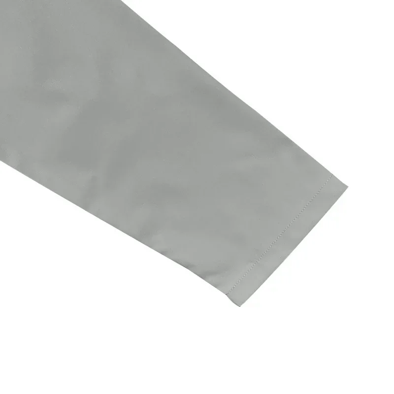 2025 Sınır Ötesi Erkek İlkbahar ve Sonbahar Erkek Uzun Kollu Gömlek Amazon Rahat Gevşek Yaka Düğmesi Hırka Gömlek