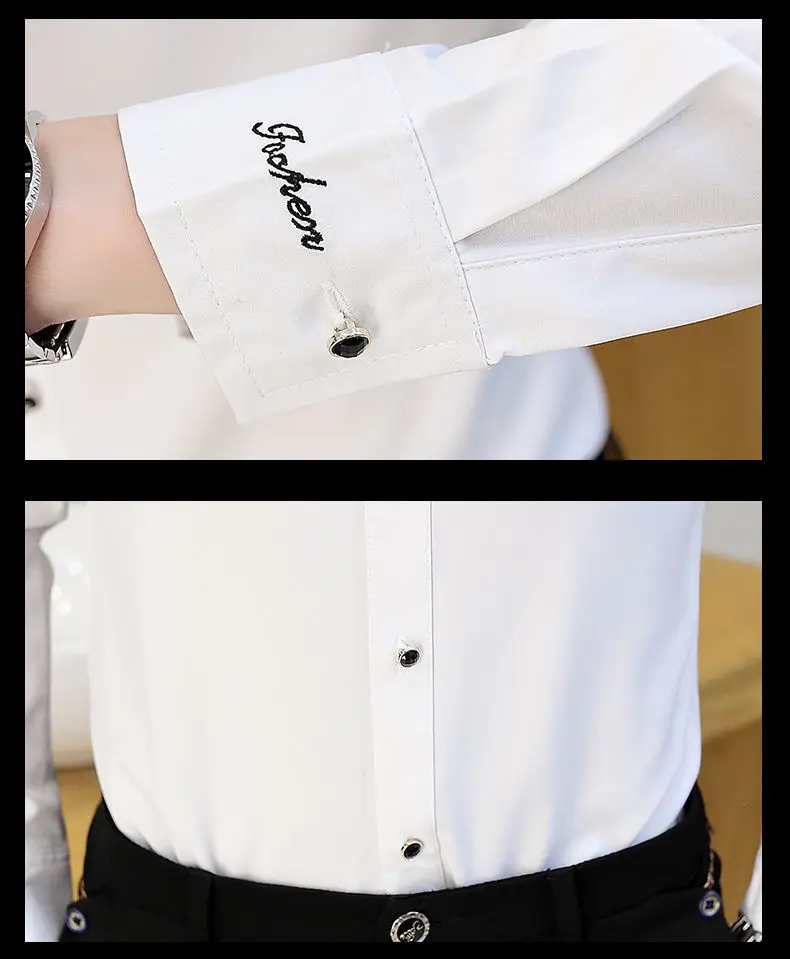 Erkek Hafif İş Gömleği Rahat Demirsiz Uzun Kollu Inç Giyim Trendy İnce Kırışıklığa Dayanıklı Elastik erkek Gömleği