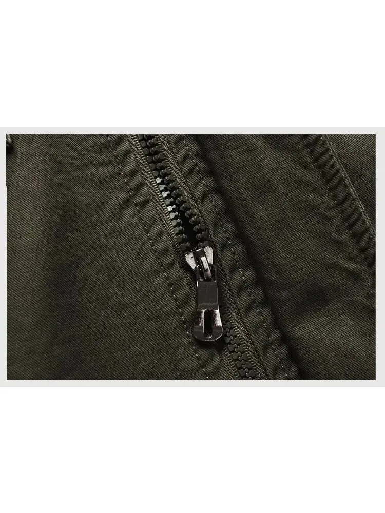 2025 Yeni Günlük Tırmanış Pilot Ceketi Erkek Büyük Beden 6XL Jaqueta Masculina İş Kıyafetleri İlkbahar Sonbahar Kargo Erkek Ceketleri Mont