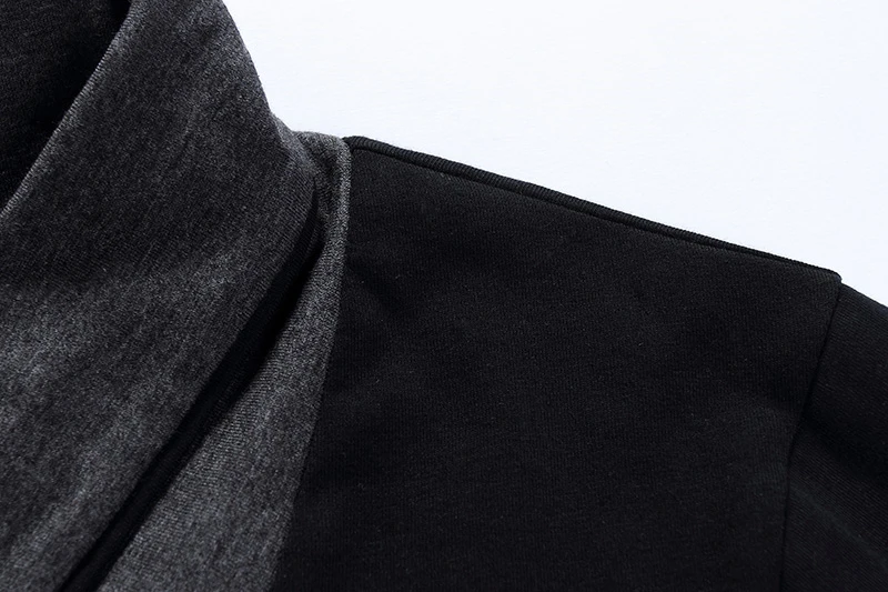 2025 Moda Marka Trendi Slim Fit Uzun Kollu T Gömlek Erkekler Patchwork Yaka Tee V Yaka Erkek T-Shirt Pamuk T Shirt Artı Boyutu 5XL