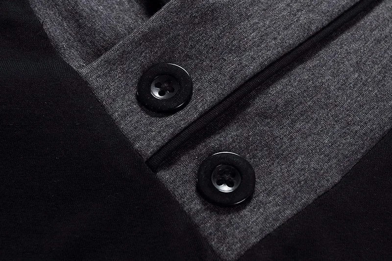 TFETTERS Marka Sonbahar Moda Erkek T-shirt T-Shirt Erkek Patchwork V Yaka Uzun Kollu Slim Fit T-Shirt Pamuk Artı Boyutu 4XL