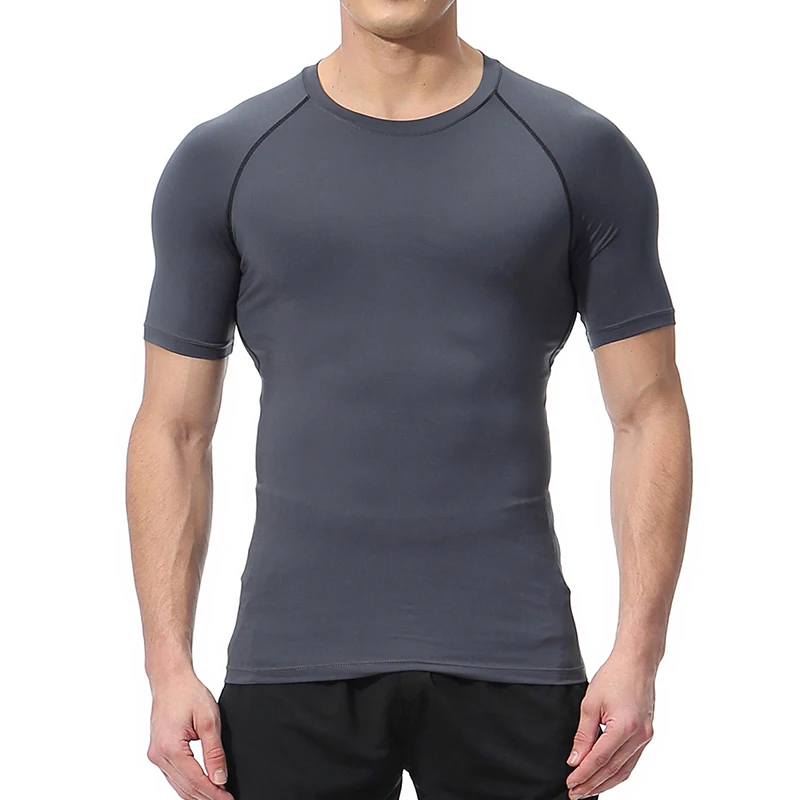Yin Yang Sword Print Short Sleeve Compression Shirts for Men Summer Athletic Quick Dry T-shirts Gym Workout Running Tees Tops