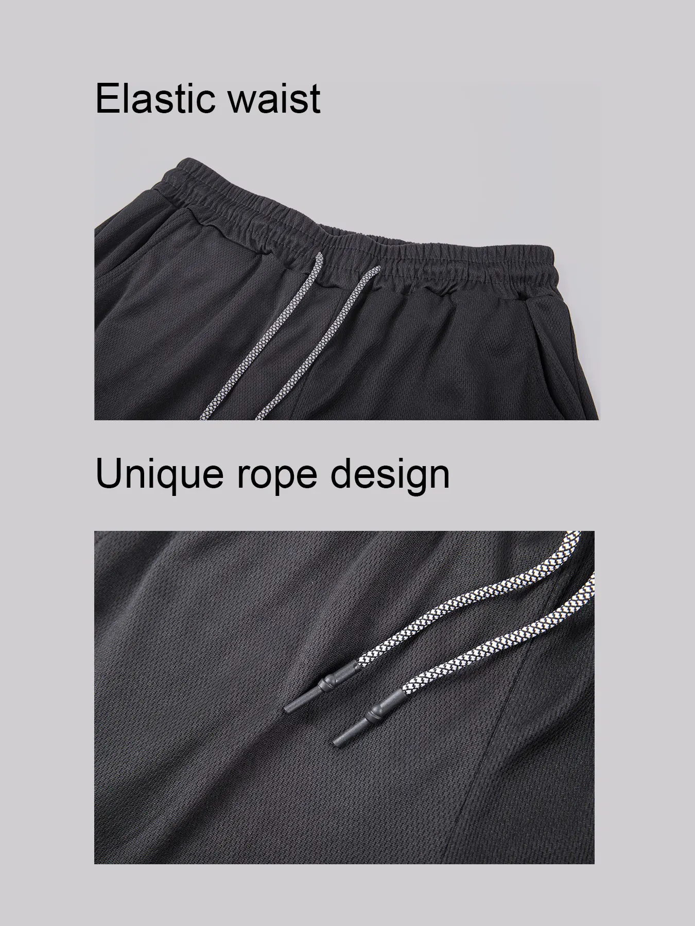 2 in 1 Performance Shorts Men's Fitness Gym Workout Summer Soild Color Short Pants Double-deck Quick Dry Jogging Sportswear