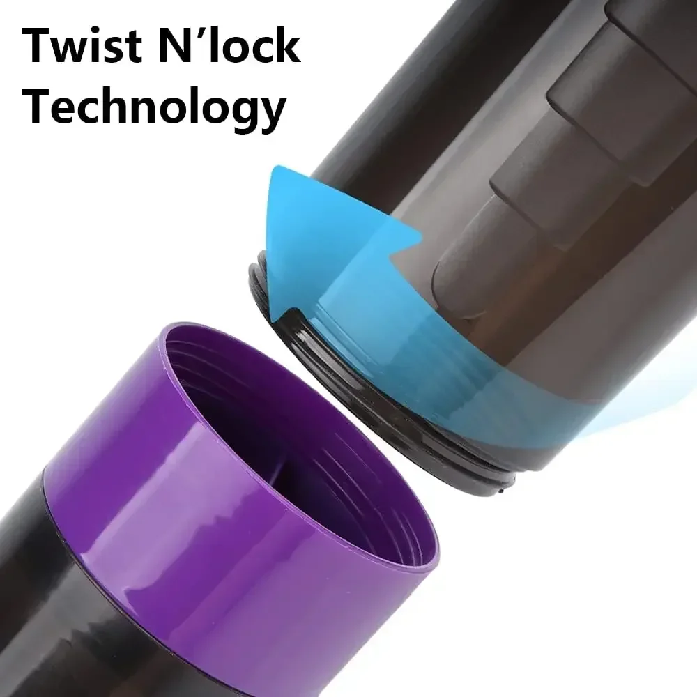 500ml Layered Protein Bottle Powder Shaker with Powder Storage Container Large Water Bottle Water Bottle with Wire Stirring Ball