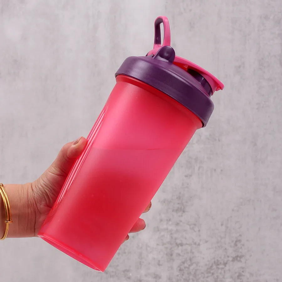 28 oz Carrying Ring Shaker - Graduated Protein Powder Shake Mixing Cup, Fitness Cup, Leak Proof with Carrying Handle Sports Mug