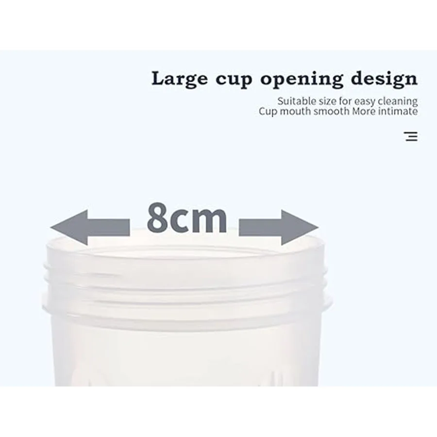 28 oz Carrying Ring Shaker - Graduated Protein Powder Shake Mixing Cup, Fitness Cup, Leak Proof with Carrying Handle Sports Mug