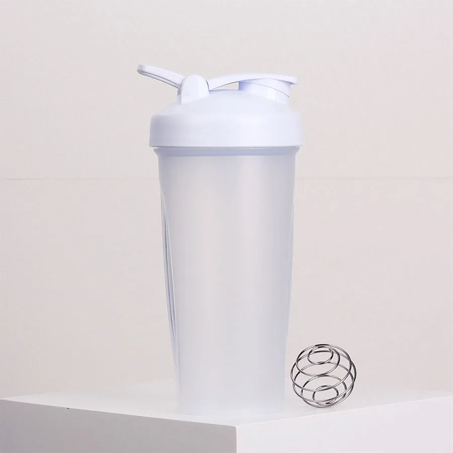 28 oz Carrying Ring Shaker - Graduated Protein Powder Shake Mixing Cup, Fitness Cup, Leak Proof with Carrying Handle Sports Mug