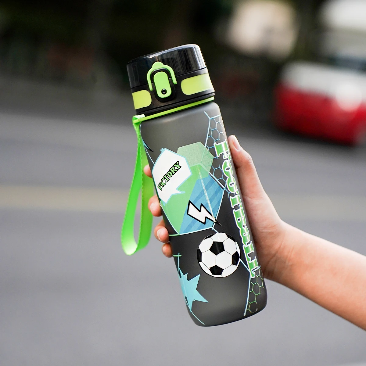 3D Printed Water Bottle Direct Drink Portable Plastic Sports Water Cup for Outdoor Camping Hiking Travel Kettle