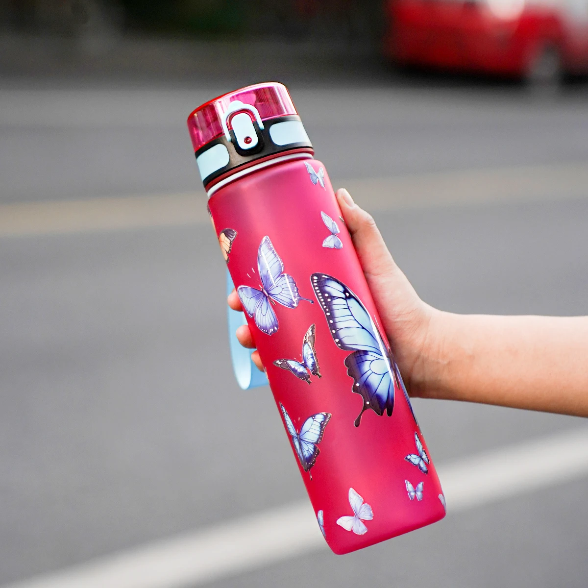 3D Printed Water Bottle Direct Drink Portable Plastic Sports Water Cup for Outdoor Camping Hiking Travel Kettle