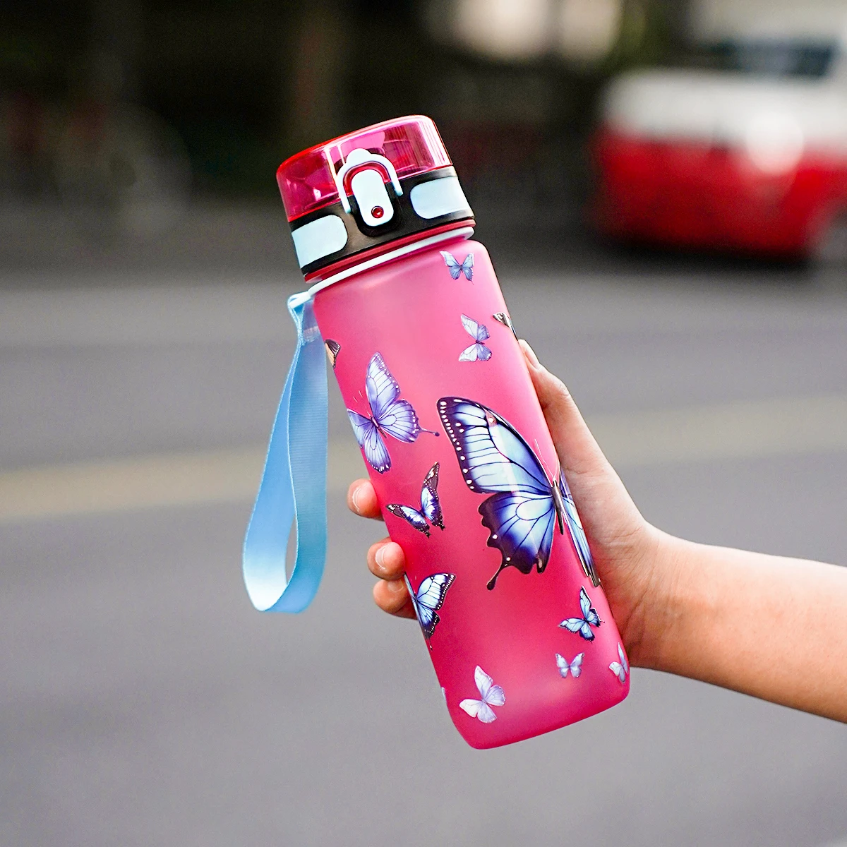 3D Printed Water Bottle Direct Drink Portable Plastic Sports Water Cup for Outdoor Camping Hiking Travel Kettle