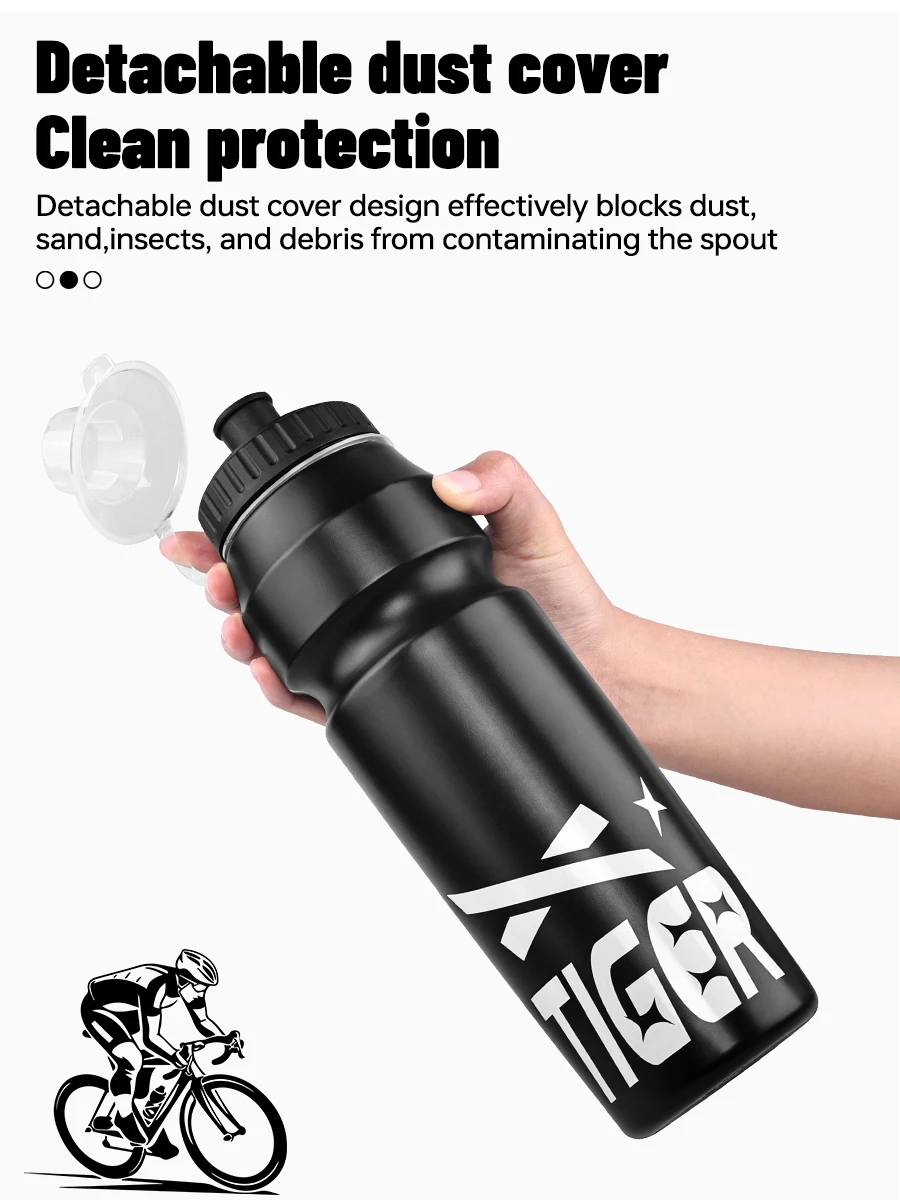 X-TIGER Cycling Water Bottle 1000ML Large Capacity Outdoor Sports Camping Hiking PortableTest MTB Road Bike Bicycle Water Kettle