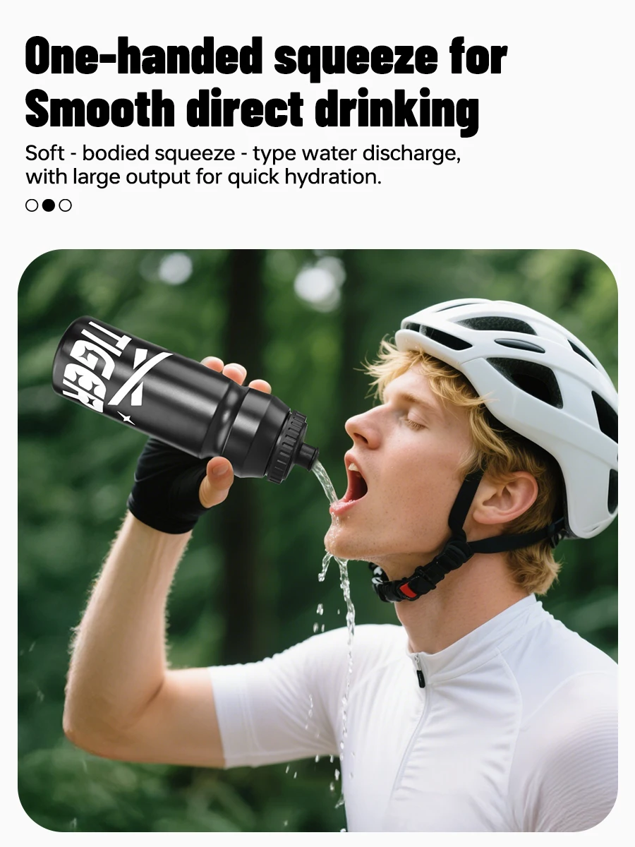 X-TIGER Cycling Water Bottle 1000ML Large Capacity Outdoor Sports Camping Hiking PortableTest MTB Road Bike Bicycle Water Kettle