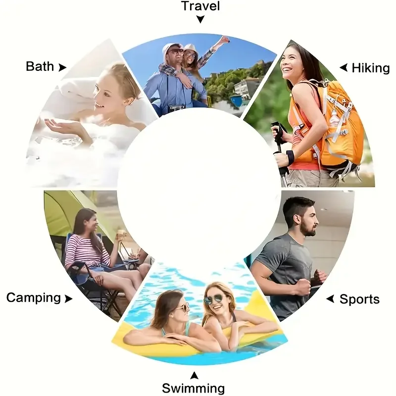 1-pc Microfiber Travel Towel, Quick Dry Towel Super Absorbent Compact Lightweight l for Beach, Gym, Pool, Bath, Yoga, Camping