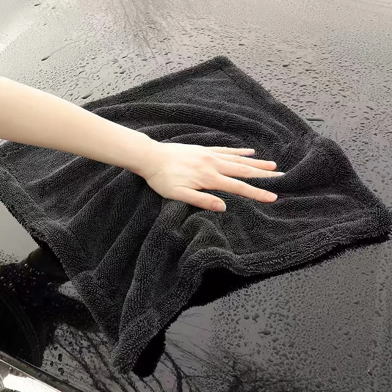 Super Absorbent Microfiber Cleaning Cloth Car Wash Towel Auto Twisted Loop Car Drying Towel