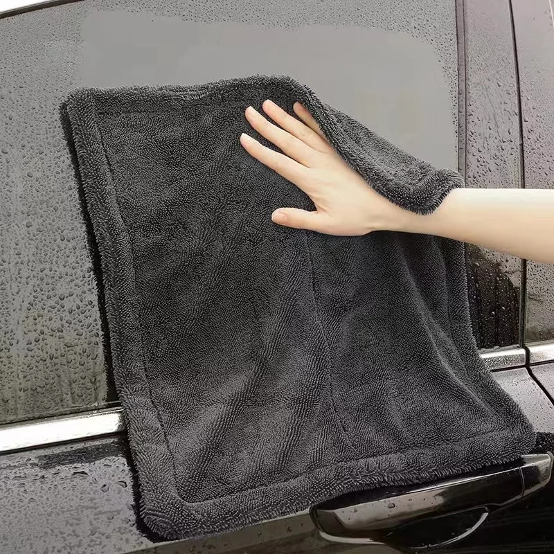 Super Absorbent Microfiber Cleaning Cloth Car Wash Towel Auto Twisted Loop Car Drying Towel