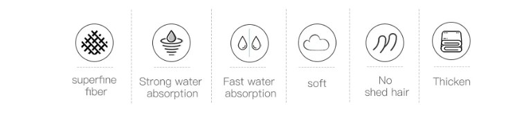 Super Absorbent Microfiber Cleaning Cloth Car Wash Towel Auto Twisted Loop Car Drying Towel