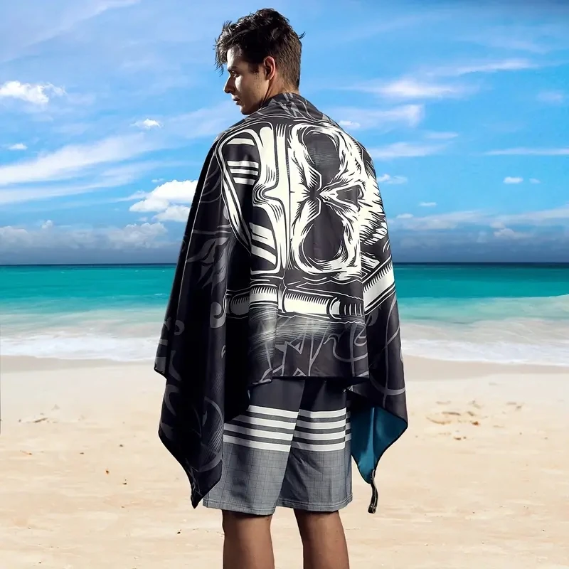 HiTurbo Microfiber Marine Animal Beach Towel Absorbent Quick dry Soft Yoga Swimming Resort Mountain climbing towel