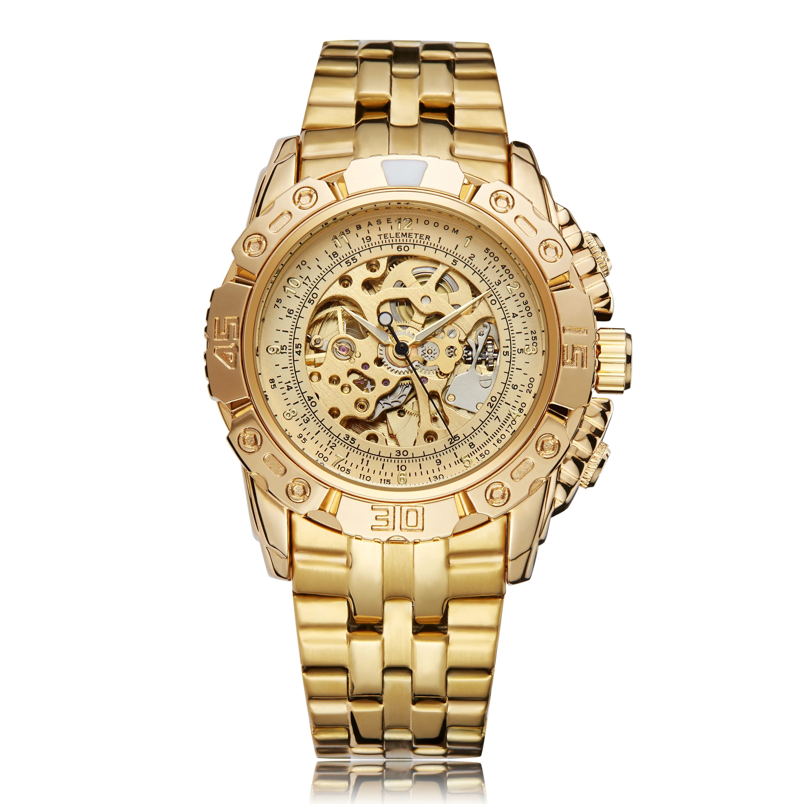 Fashionable Men's Watch Hollowed Out Luminous Tourbillon Fully Automatic Mechanical Movement Mechanical Watches reloj automático