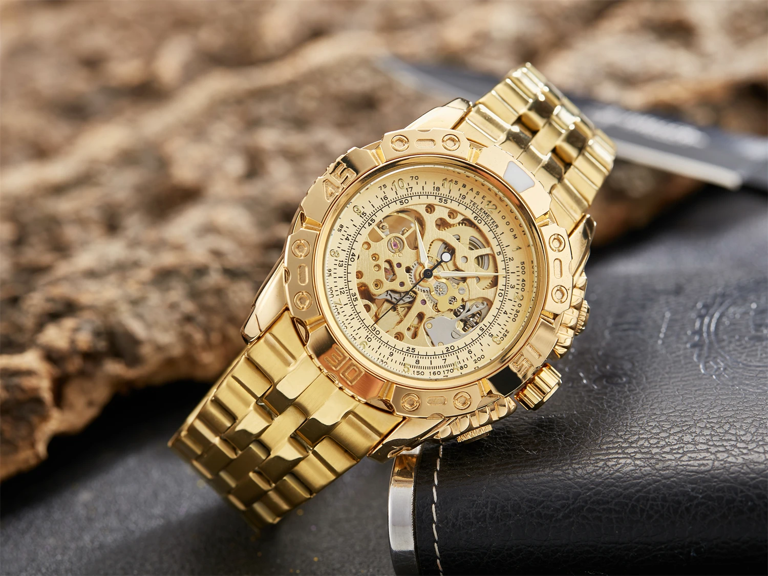 Fashionable Men's Watch Hollowed Out Luminous Tourbillon Fully Automatic Mechanical Movement Mechanical Watches reloj automático