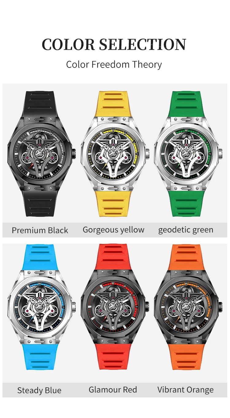New Fashionable Trendy Men's Watche Luminous Calendar Function Silicone Strap Waterproof Men's Quartz Watch relojes para hombres