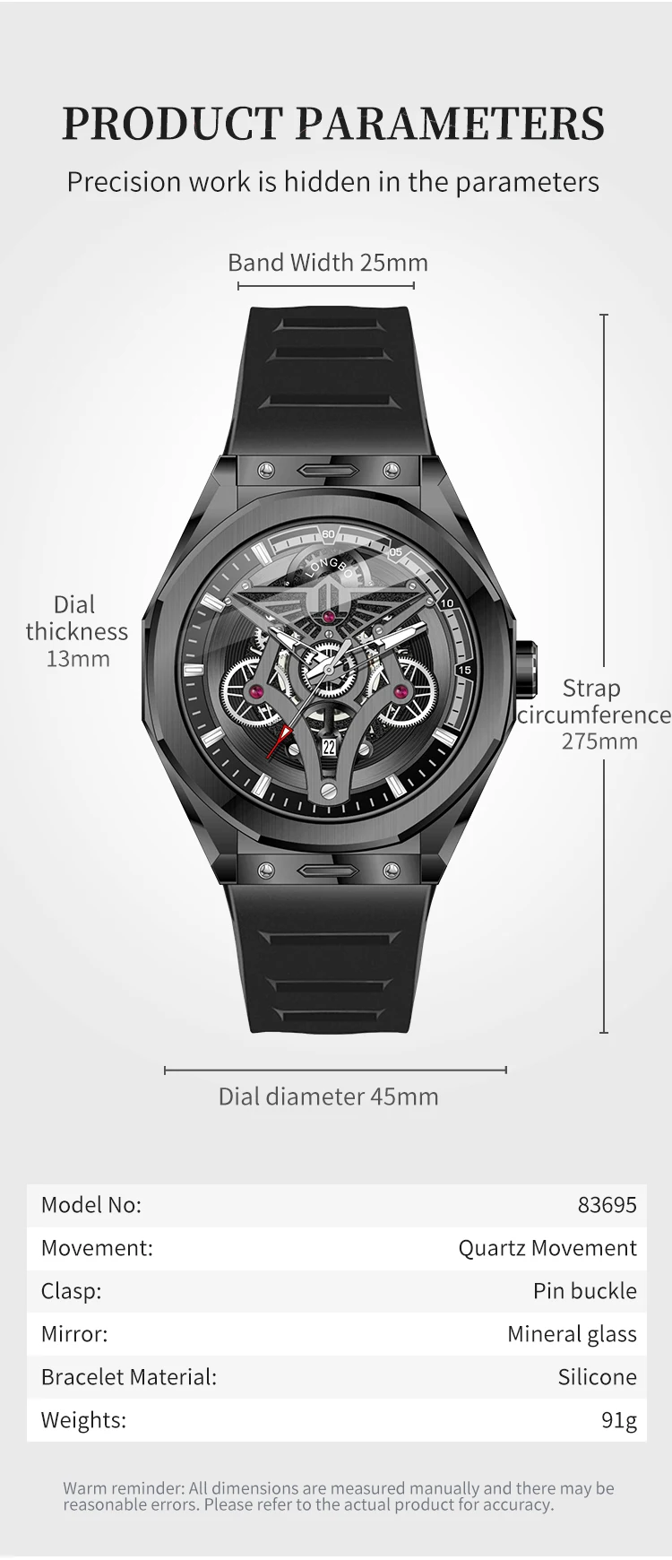 New Fashionable Trendy Men's Watche Luminous Calendar Function Silicone Strap Waterproof Men's Quartz Watch relojes para hombres