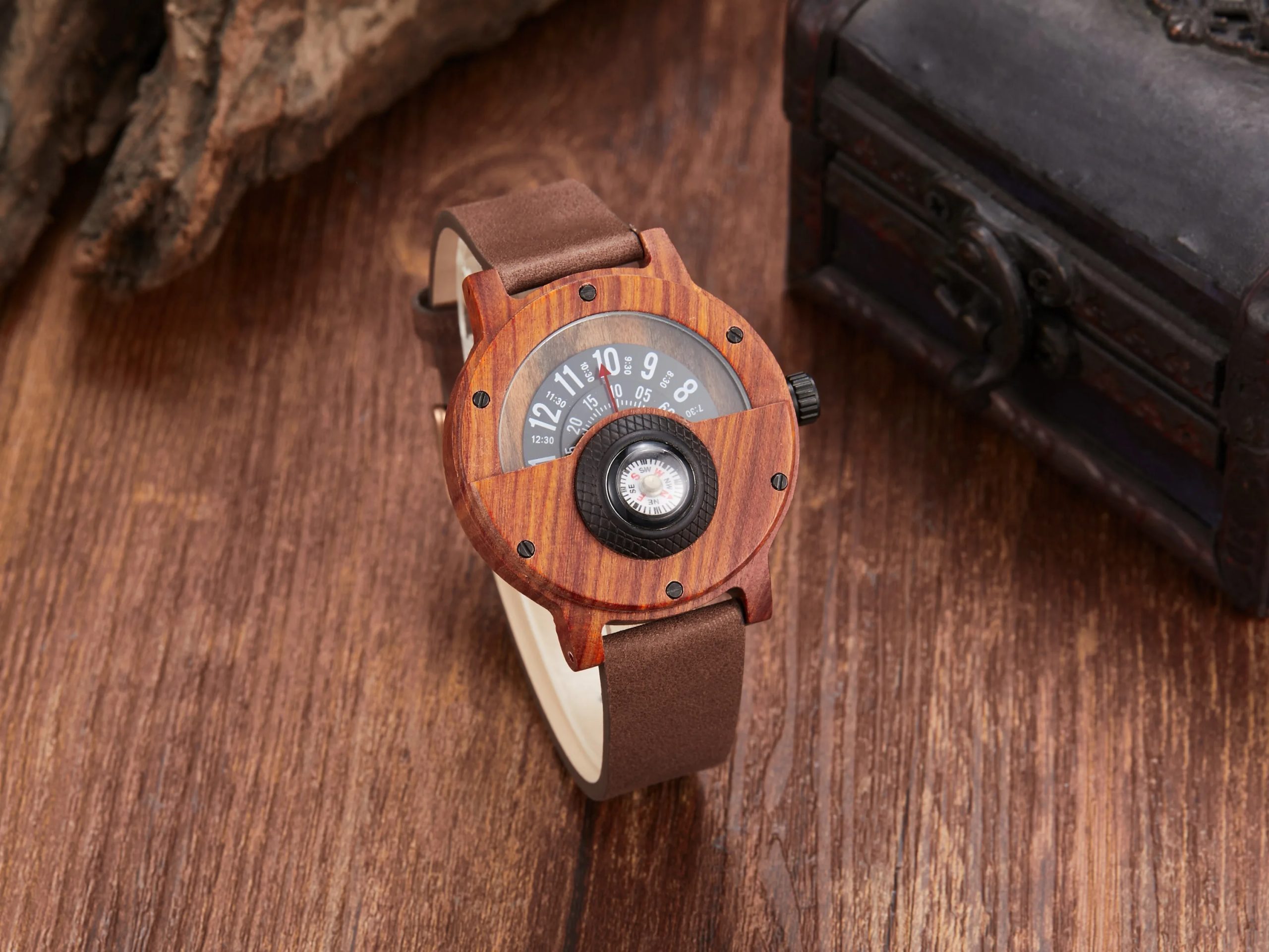 2025 New personalized creative wooden watch men quartz watches relojes para hombres relogio masculino