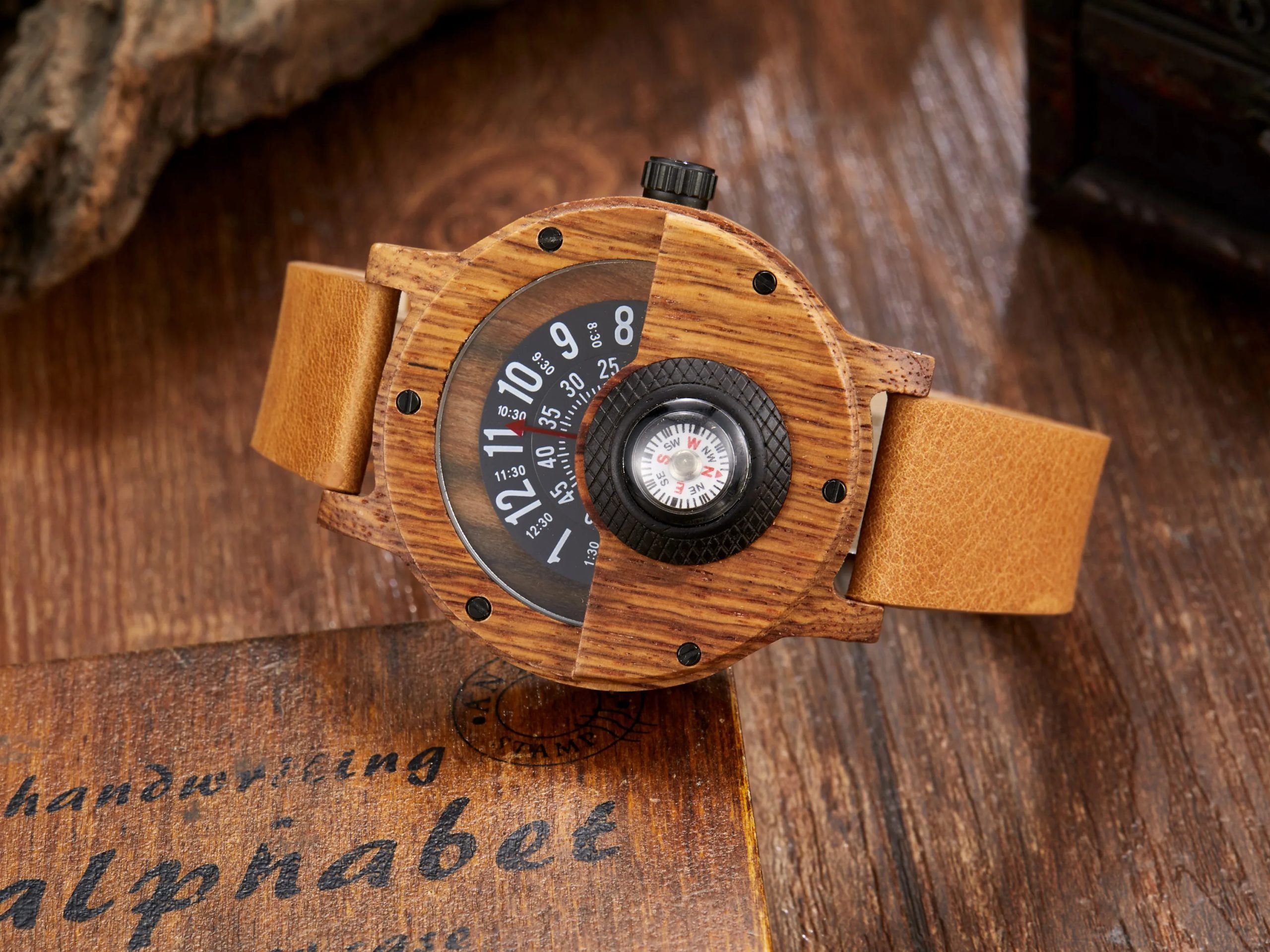 2025 New personalized creative wooden watch men quartz watches relojes para hombres relogio masculino