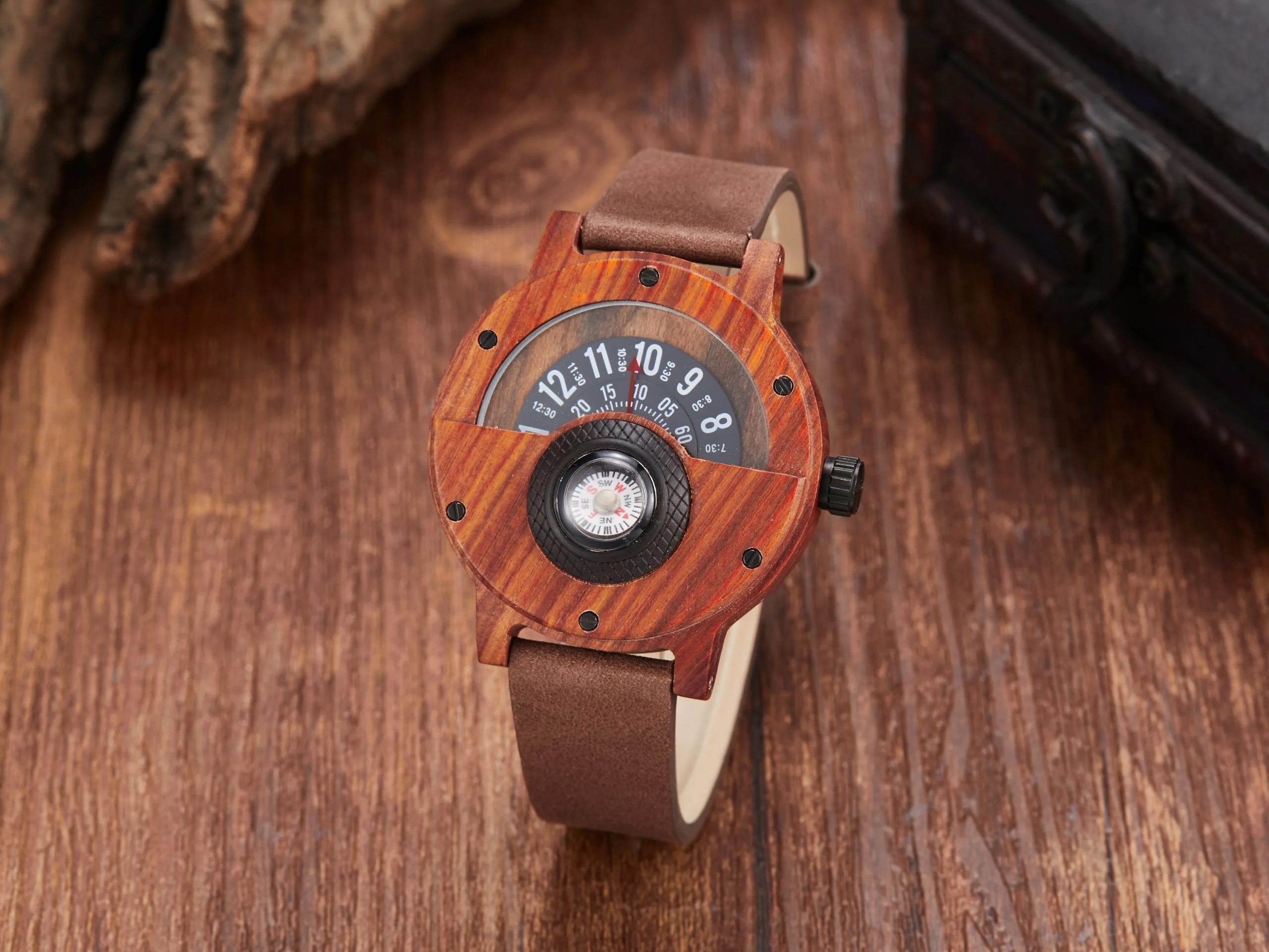 2025 New personalized creative wooden watch men quartz watches relojes para hombres relogio masculino