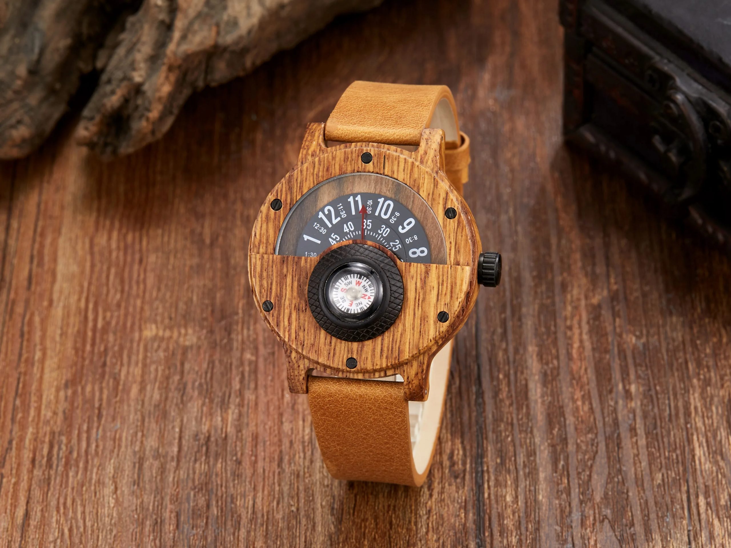 2025 New personalized creative wooden watch men quartz watches relojes para hombres relogio masculino