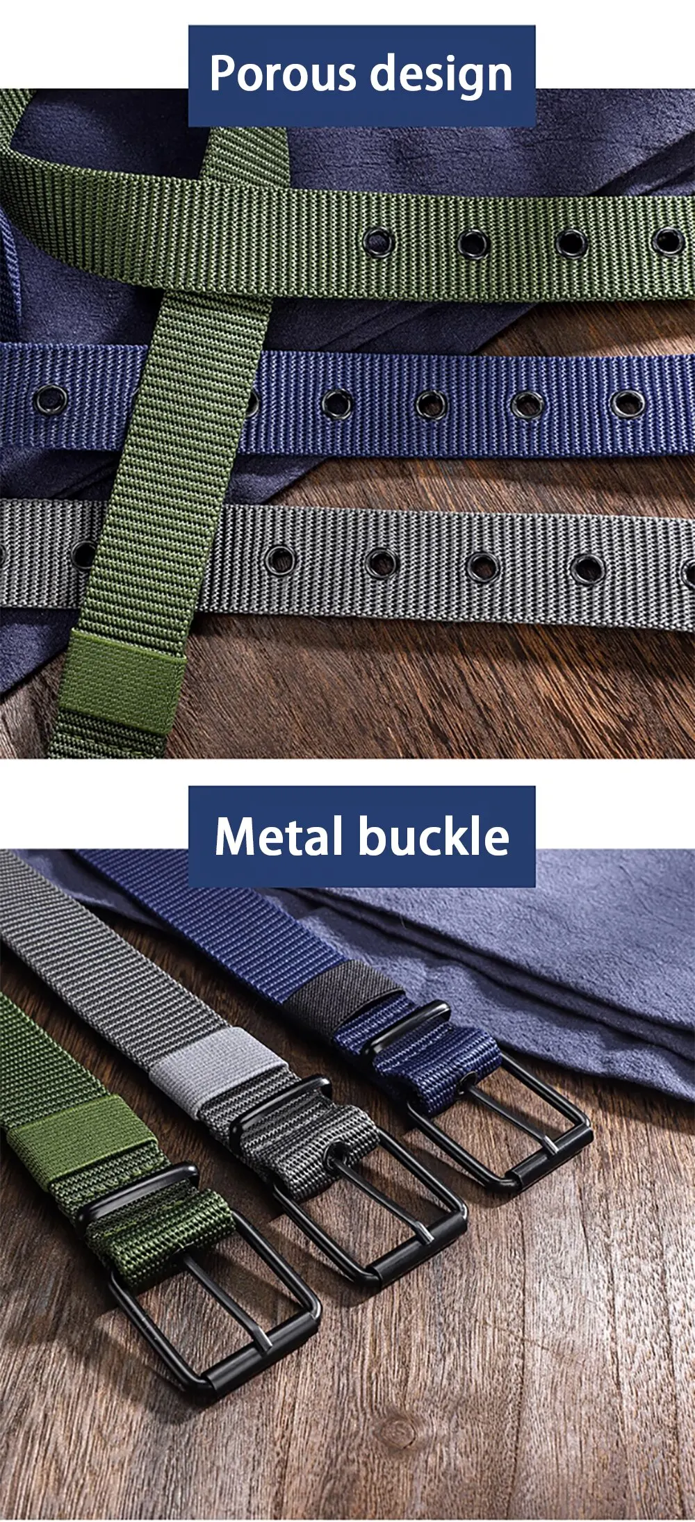 Men's Belt Porous Canvas Pin Buckle Leather Belt Outdoor Sports Belt Women's Trendy Eyelet Belt With Jeans Belt For Men Women