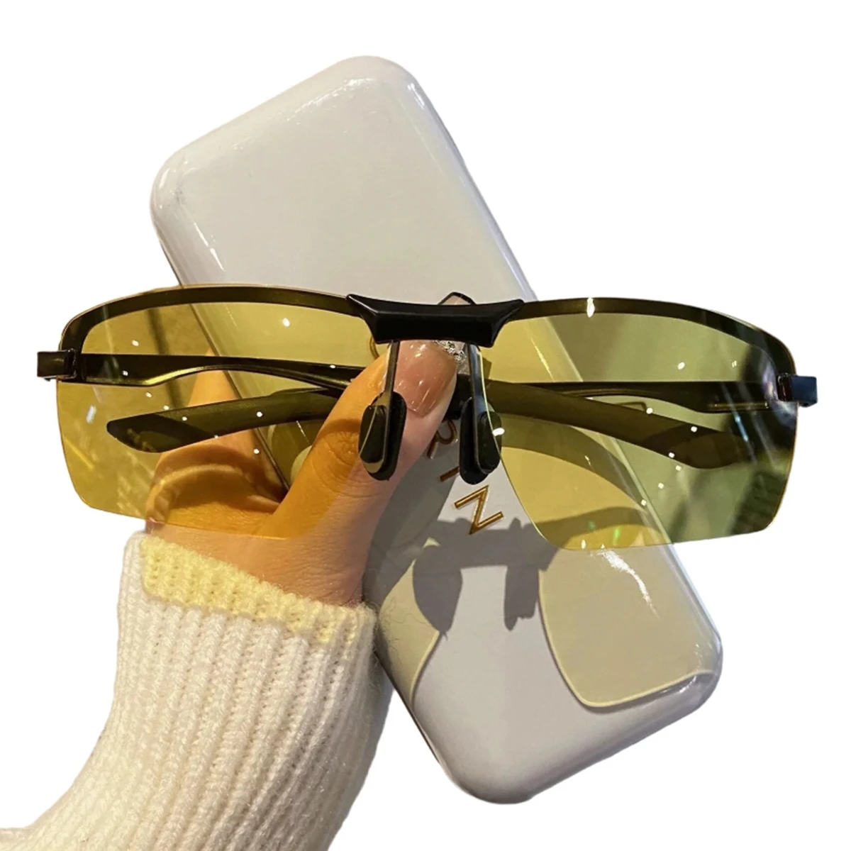 Men's Sunglasses Night Vision Goggles Men's Driving Night Driver Mirror Night Polarized Lens Daily Polarized Sun Driving Sunglas