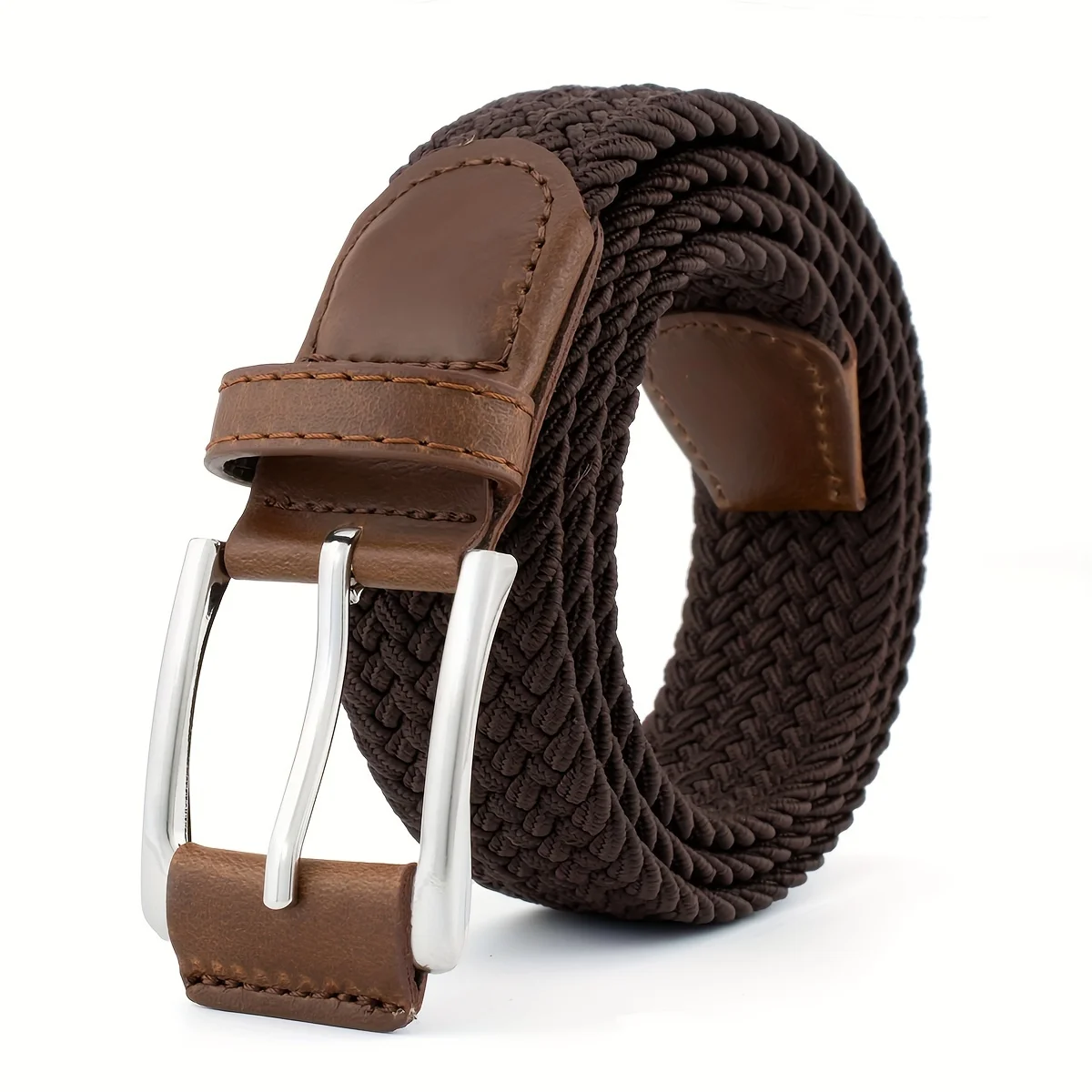 Casual Outdoor Nylon Canvas Belt - Vintage Braided Design with Zinc Alloy Buckle, Breathable Adjustable Waistband for Men Women
