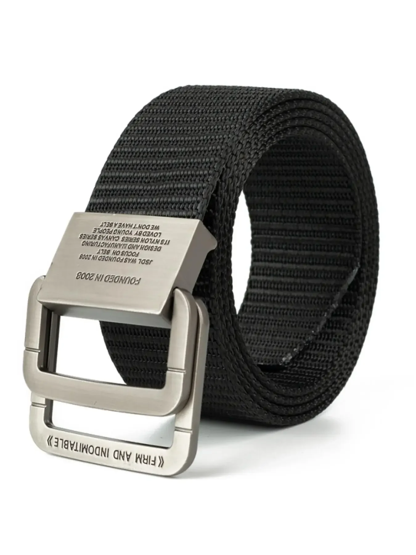 Men Belts Automatic Buckle Metal Webbing Belts for Men Women Canvas Nylon High Quality Strap Casual Outdoor Sports Students