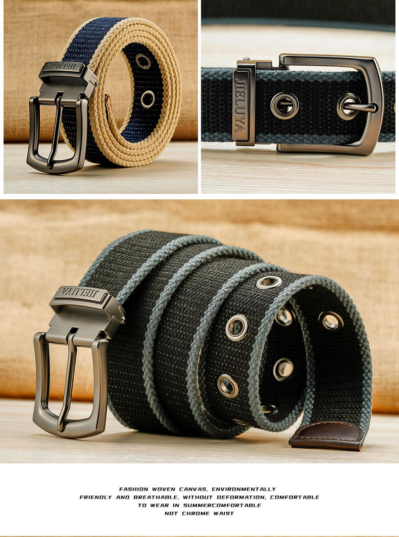 Plus Size 130 140 150 160 cm Canvas Military Tactical Belt Man Alloy Pin Buckle Stripe Jeans Belts High Quality Outdoor Belts