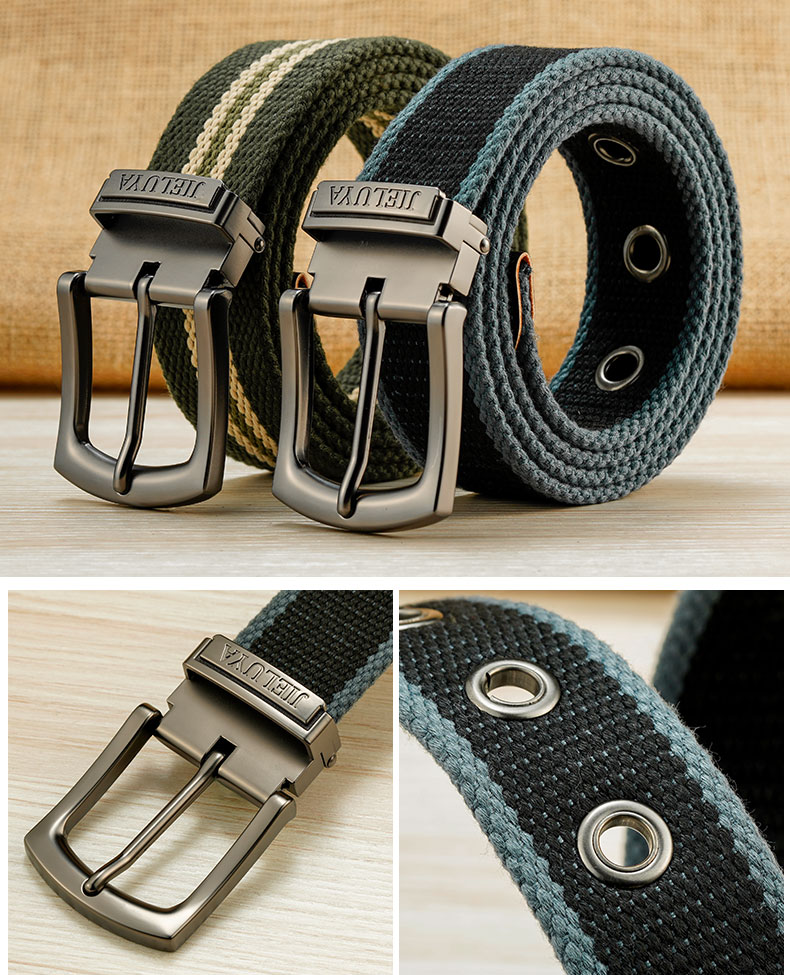 Plus Size 130 140 150 160 cm Canvas Military Tactical Belt Man Alloy Pin Buckle Stripe Jeans Belts High Quality Outdoor Belts