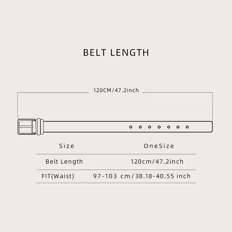 A men's western style PU belt