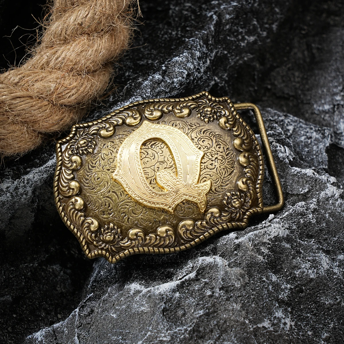 Western style letter motherboard buckle belt buckle head belt buckle head one