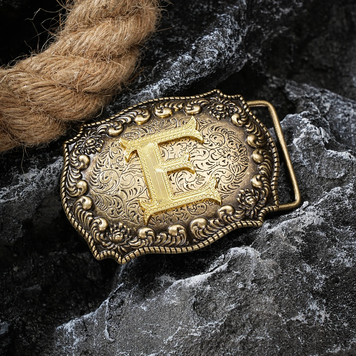 Western style letter motherboard buckle belt buckle head belt buckle head one