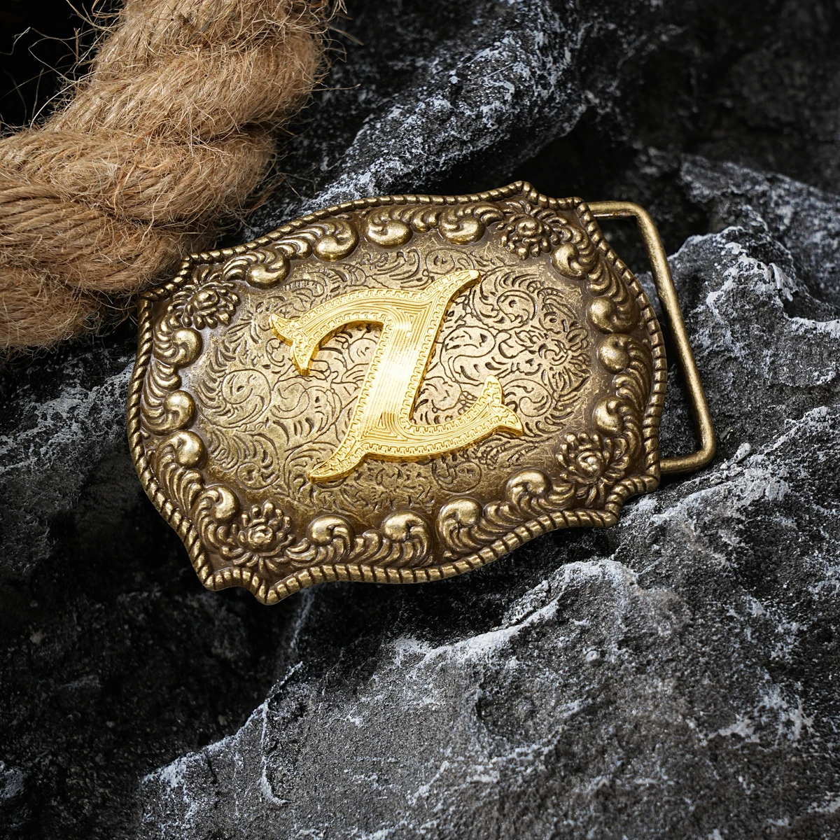 Western style letter motherboard buckle belt buckle head belt buckle head one